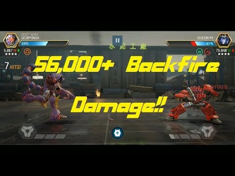 4 Star Awakened Scorponok vs. Rulers of Kaon Sideswipe