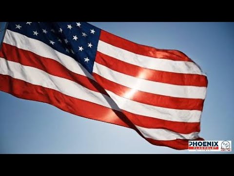 Sunday Serenity with the American Flag