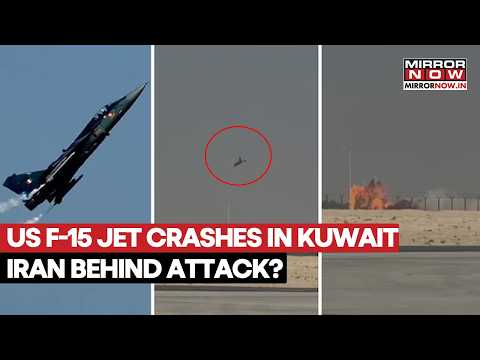 US Air Force F-15 Jet Crashes IN Kuwait As Iran Steps Up Attacks On American Middle East Bases