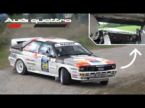 Audi Quattro at Rally Legend 2020 - OnBoard + Turbo Sound, Anti-Lag & 5-Cylinder Engine!