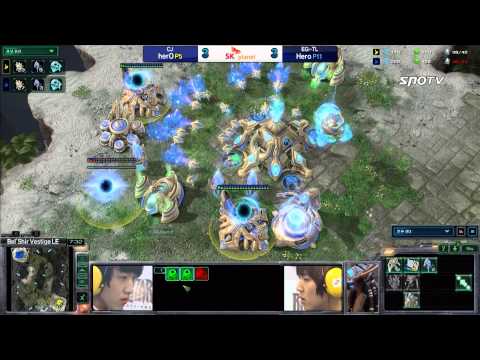 [0409] herO(CJ) vs Hero(EG-TL) PvP 7SET  Bel'Shir Vestige LE - Starcraft2,esportstv,SPL