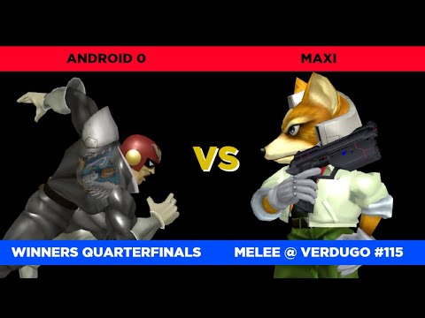 Android 0 (C. Falcon) vs. Maxi (Fox) - Verdugo West #115 Winners Quarterfinals SSBM