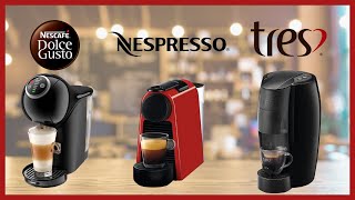 Descubra qual é a melhor máquina de café em cápsulas para você! Nespresso, Dolce Gusto ou Três? ?☕️