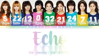 Girls&#39; Generation / SNSD (소녀시대) - Echo [Color Coded Lyrics Han|Rom|Eng]