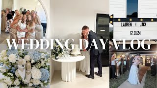 WEDDING DAY VLOG | Getting Ready, Reception, Decorations