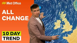 10 Day Trend 12/03/2025 – Turning milder but wetter – Met Office weath
