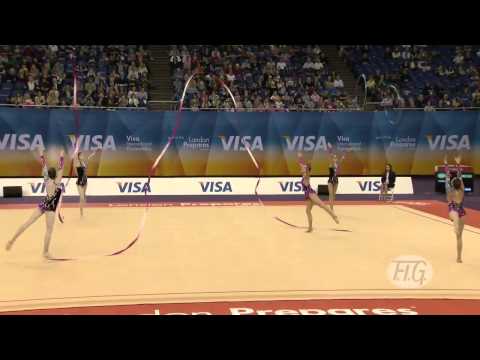 London 2012 Qualifiers - Rhythmic Gymnastics Groups (ribbon,hoop) - Israel