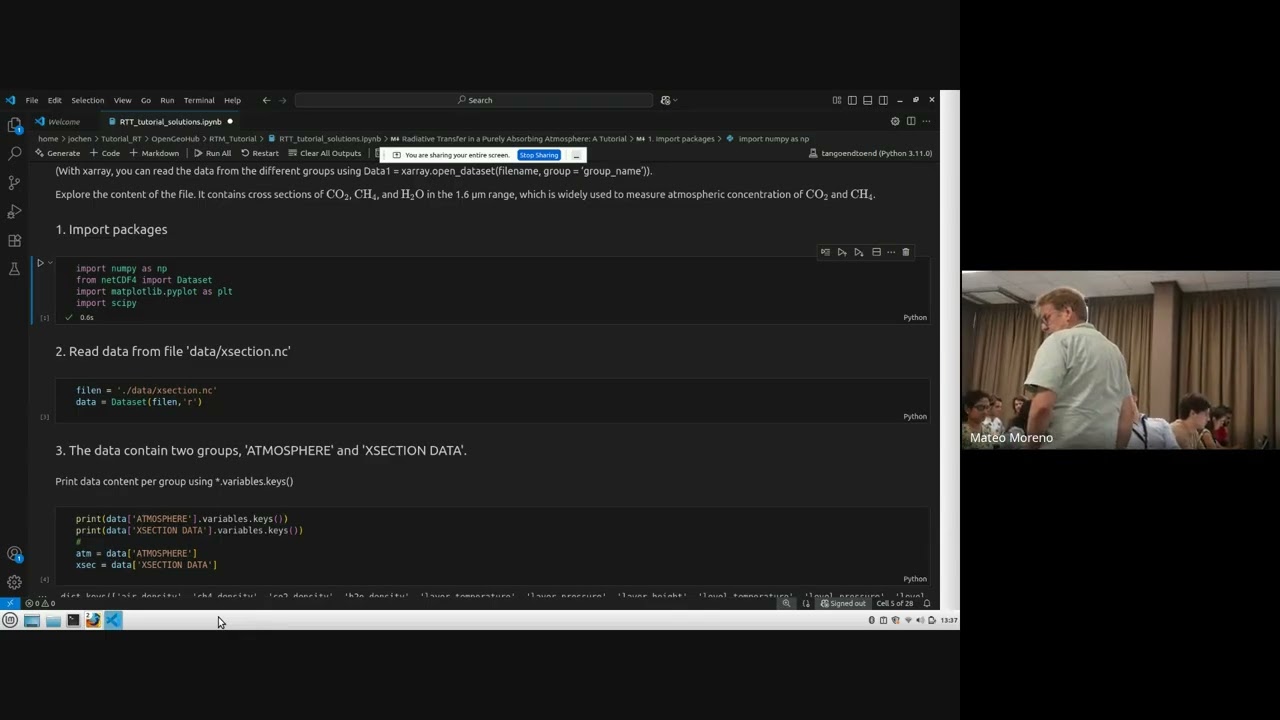 Jochen Landgraf: Greenhouse Gas Remote Sensing using Absorption Spectroscopy Hands on experience