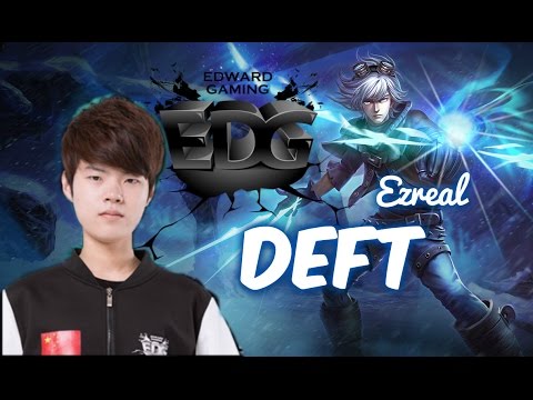 EDG Deft EZREAL ADC vs Ashe Patch 5.17 | League of Legends