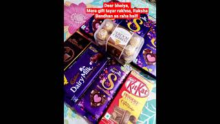 Happy Raksha Bandhan😍 #rakshabandhan #trending # food #comedy #bhai #bts #gifts #chocolate #amazon