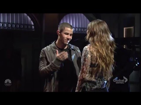 Nick Jonas & Tove Lo - song #1 end part - SNL