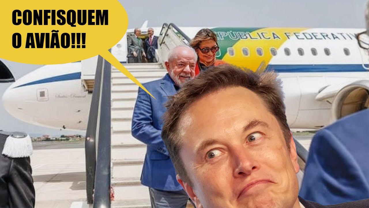 MUSK AMEAÇA CONFISCAR AVIÃO PRESIDENCIAL BRASILEIRO