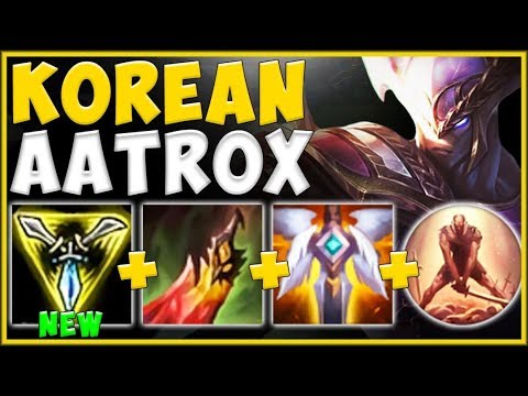 THE NEW AATROX BUILD THAT IS ABSOLUTELY STOMPING KOREA SOLO Q! AATROX SEASON 10! - League of Legends