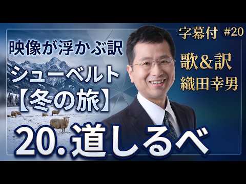 経営学科 日本語 で聴く シューベルト【冬の旅】 - 20. 道しるべ  (Der Wegweiser) | 歌：織田幸男（テノール）