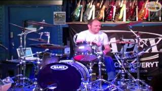 Jason Bowld Drum Clinic at Nevada Music UK  - Part 1