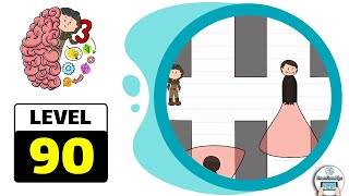 Brain Test 3 Level 90 (Latest version) Walkthrough