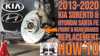 2013-2020 Kia Sorento/Hyundai Santa Fe Front & Rear Brakes Replacement How-To