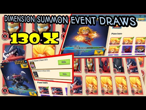 CLASH OF LEGENDS/CoZ2||Dimension summon draws130x|GOOD HEROES OBTAINED or BAD|Expect the unexpected!