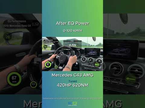 2016 Mercedes C43 AMG stage 1 + DCT remap 0-100KM/H 420HP/620NM