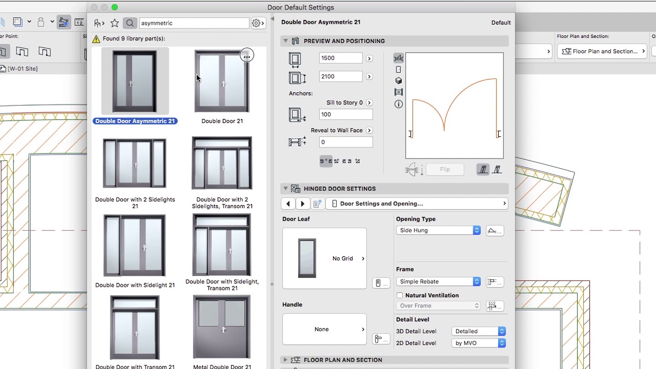 Entrance Door - ARCHICAD Training Series 3 - 25/84