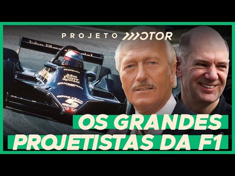OS 7 GRANDES PROJETISTAS DA HISTÓRIA DA FÓRMULA 1
