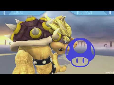 Jax Smash Weekly 2/23 - Aquos(Diddy Kong) Vs Kejovan(Bowser) - Wii U Losers Top 8