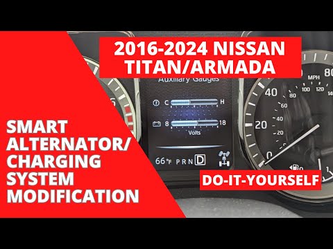 Nissan Titan Smart Alternator Fix! Save Your Battery!
