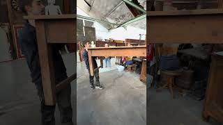 Very long table going to @BleuHill #chefhugon #family #antique #furniture #restoration #show