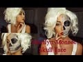 Marilyn Monroe Skull Face Halloween Tutorial ...