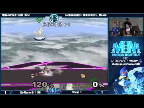 MM12 [GF] Ka-Master (Falcon, Luigi) vs Shoyo (Fox, Jiggs) SSBM