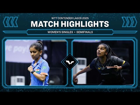 Sreeja Akula vs Prithika Pavade | WS SF | #WTTLagos 2025