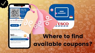 Where to find available coupons in Clubcard Tesco?