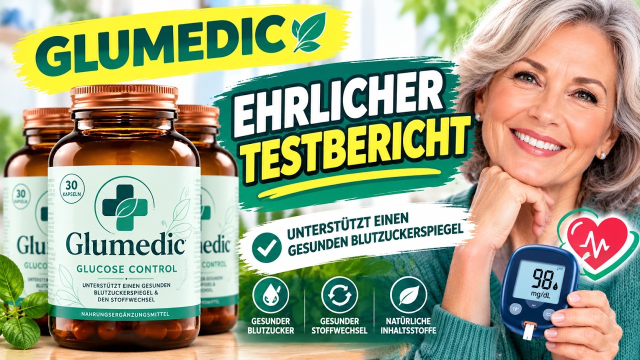 🔥 GLUMEDIC GLUCOSE CONTROL KAPSELN TESTBERICHT & BEWERTUNGEN - FUNKTIONIERT ES?