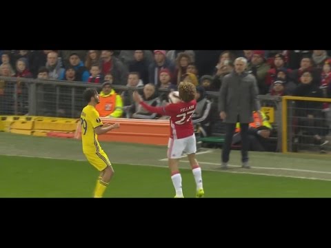 Marouane Fellaini ball control vs Rostov
