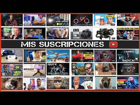 Mis SUSCRIPCIONES de YOUTUBE 2020