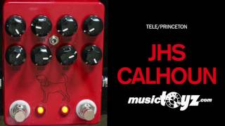 Video thumbnail for JHS The Calhoun V2 Fuzz Overdrive Mike Campbell Guitar Pedal by musictoyznetwork