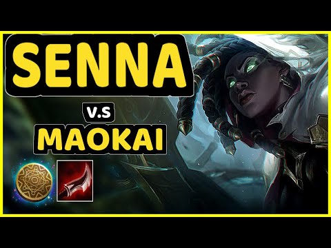 REDBERT (SENNA) vs MAOKAI - BOTTOM SUPPORT CHALLENGER GAMEPLAY - BR