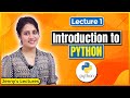 Introduction To Python Programming Python For Beginners Lec1