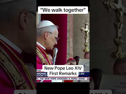 Video | Pope Leo XIV gives first remarks from Vatican