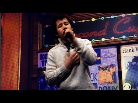 FULL Nicholas Jonas- Dear God LIVE! (Never-before-seen) Second Cup Cafe 2004
