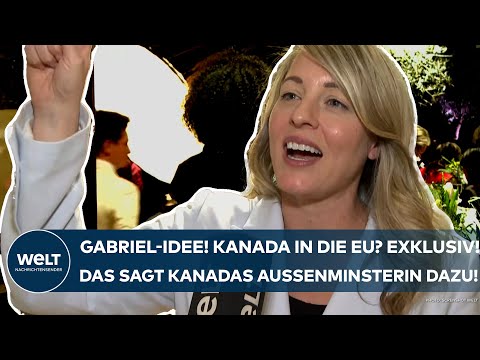 Video Thumbnail: MÜNCHEN: Kanada in die EU? So reagiert die kanadische Außenministerin auf Idee von Sigmar Gabriel!