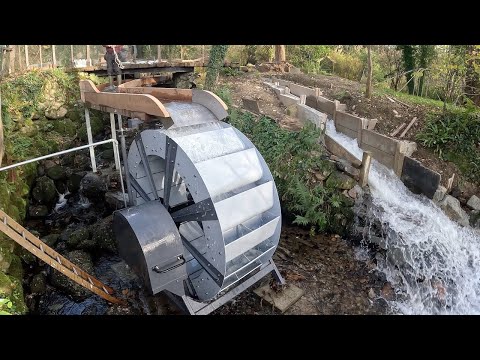 Powering An Old Mill -  1.5 Kw Lake District Overshot Waterwheel Project Part 3