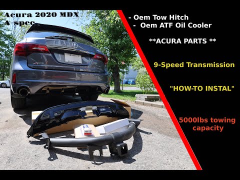 OEM Tow Hitch + Oil Cooler Installation Guide. 9 speed PILOT/MDX 2020. "HOW-TO"  -5000lbs tow