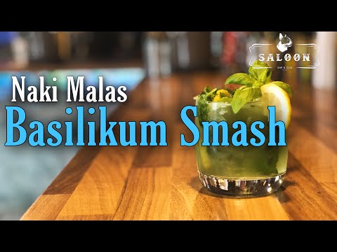 Cocktail für daheim - Basilikum Smash