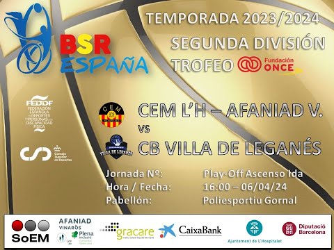 IDA: BCR CEM L'HOSPITALET - CB VILLA DE LEGANÉS