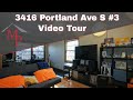 3416 Portland Ave S 3 Minneapolis Video Rental Tour