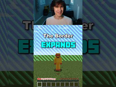 INSANE Minecraft Border EXPANDS if I Take Damage!