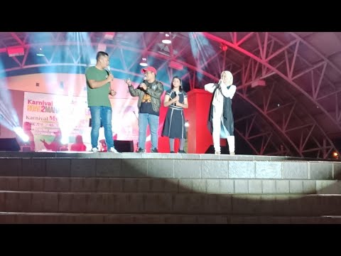 Qasrina Putri dan Putri Ain Ceria PopStar kasi gegar Dataran Teluk Kemang... ANTA PERMANA/