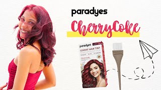 No Bleach Red Hair Color | Cherry Cola | PARADYES #nobleach #redhaircolor #cherry