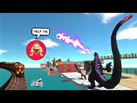 DEATH RUN Shin Godzilla: Rescue Kamatakun vs Orga & Raijin!